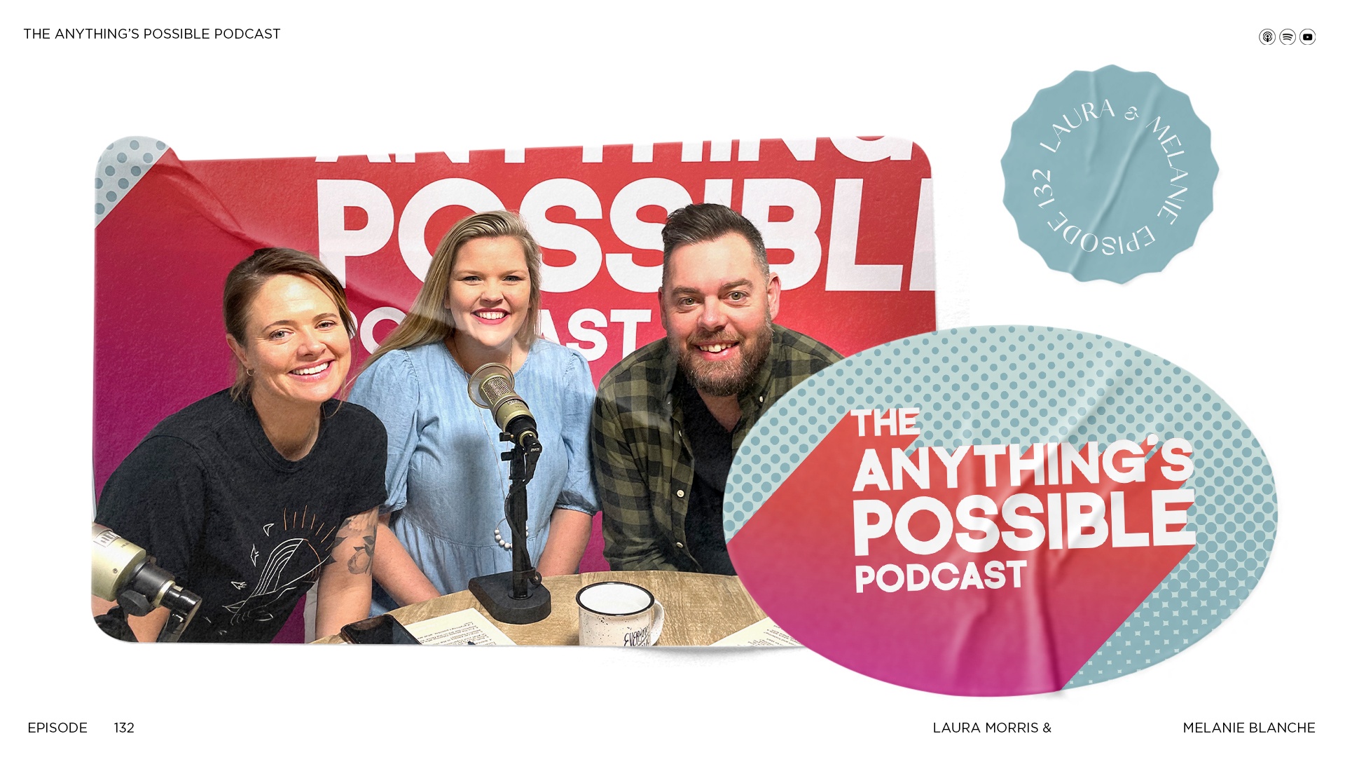 Ashley Eicher Lindsey Molander Drew Powell Anything's Possible Podcast