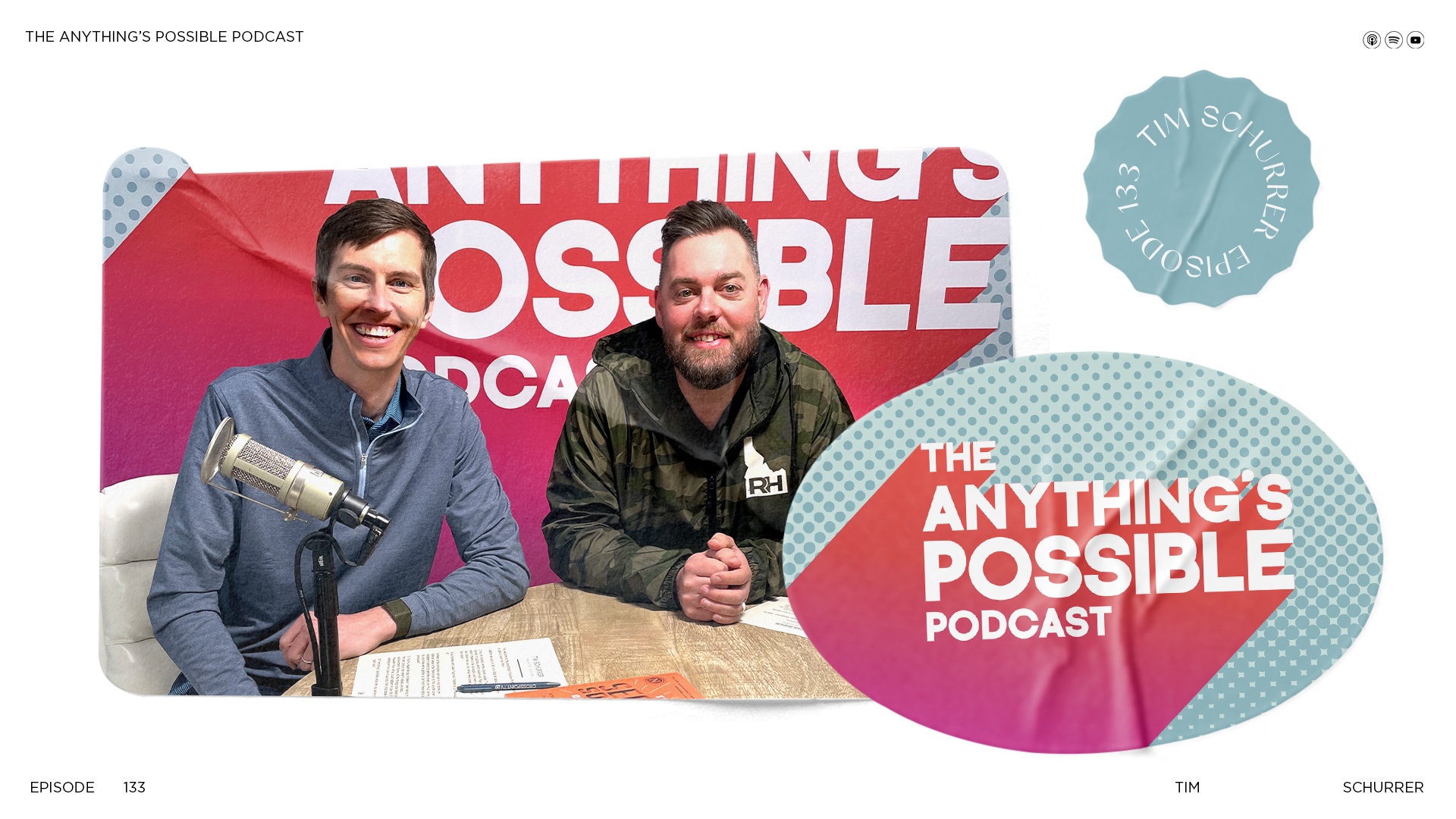 Tim Schurrer Drew Powell The Anything's Possible Podcast