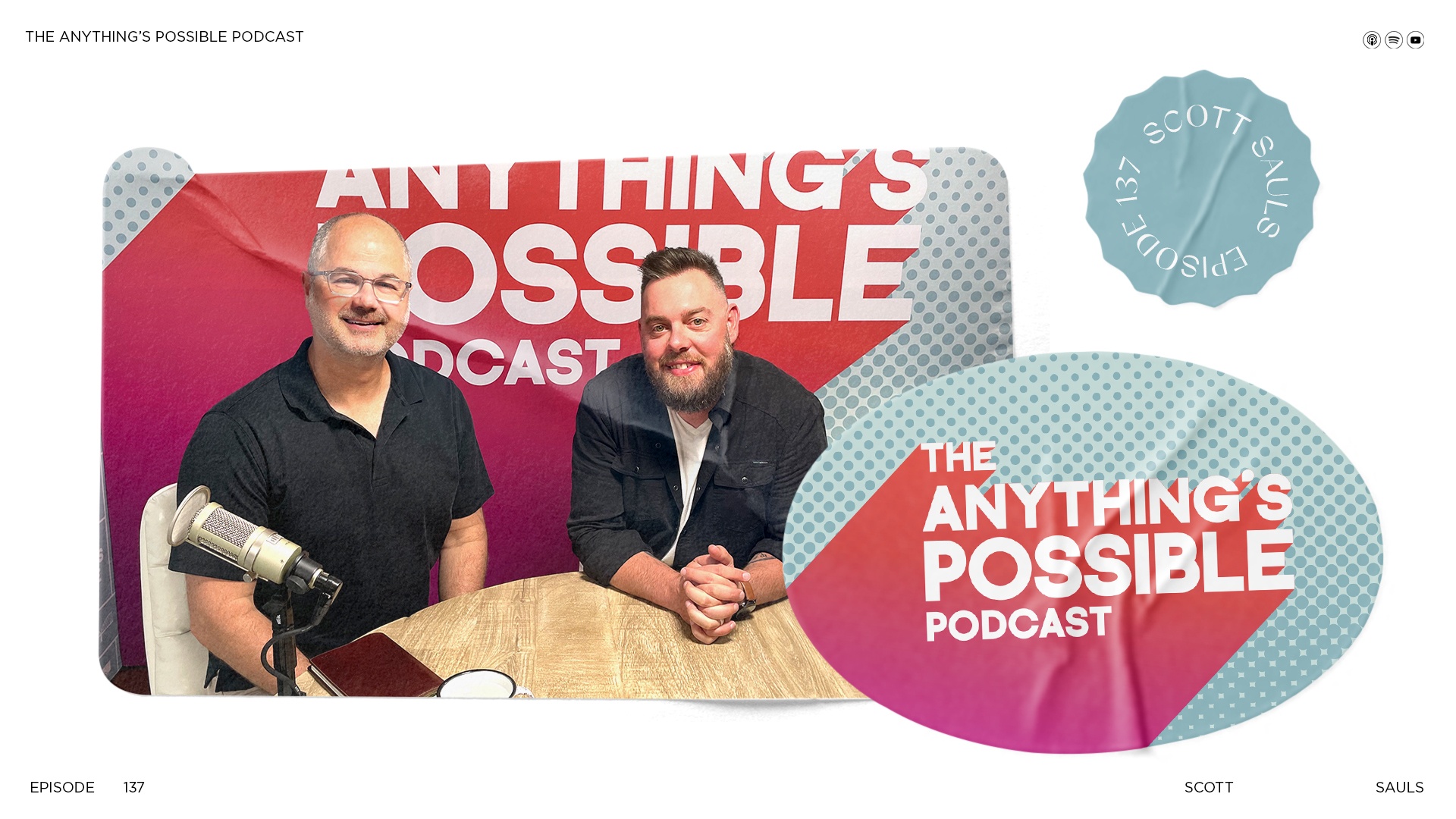 Scott Sauls Drew Powell The Anything's Possible Podcast