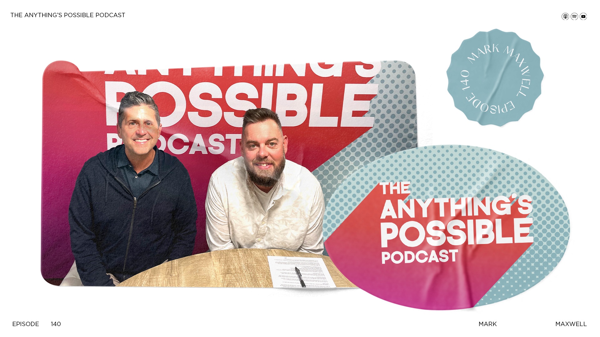 Mark Maxwell Drew Powell The Anything's Possible Podcast
